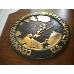 Commander in Chief plaquette herdenkingsschild wapenschild