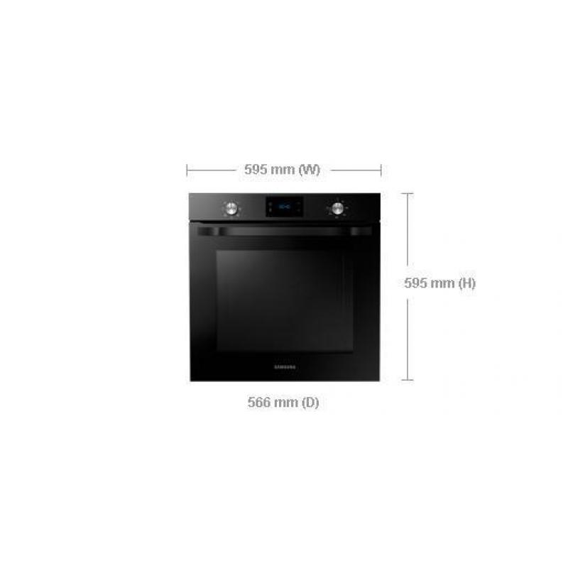 Samsung 75 liter ZELF REINIGENDE inbouw oven NV75J3140BB