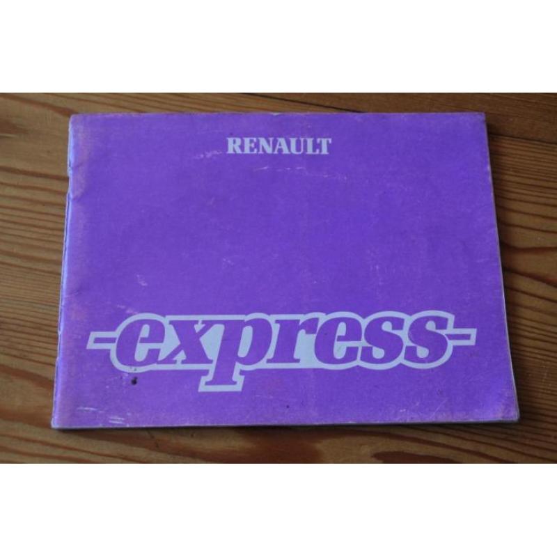 Handleiding Renault Express