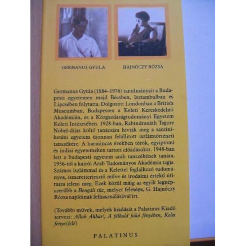 Hongaars boek - G. Hajnóczy Rózsa - Bengáli tüz - NIEUW