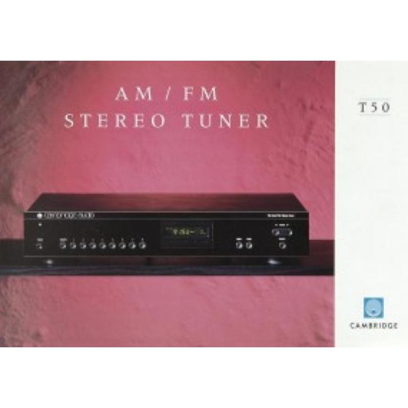 Cambridge Audio T50 tuner- antraciet