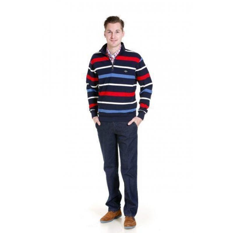 Baileys sweatshirt, donkerblauw/rood