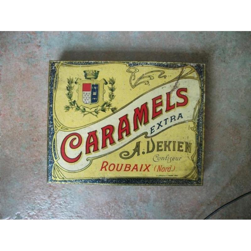 Oud Frans blik van caramels