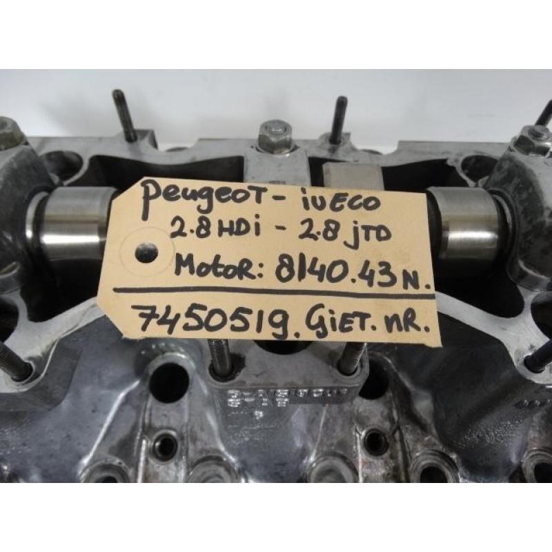 Cilinderkop Peugeot Citroen 2.8HDI Fiat Iveco 2.8JTD 7450519