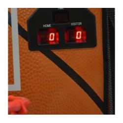 DUNLOP basketbal set met timer en puntenteller