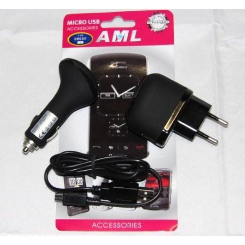 3in1 Kit Autolader Lader & USB kabel Nokia