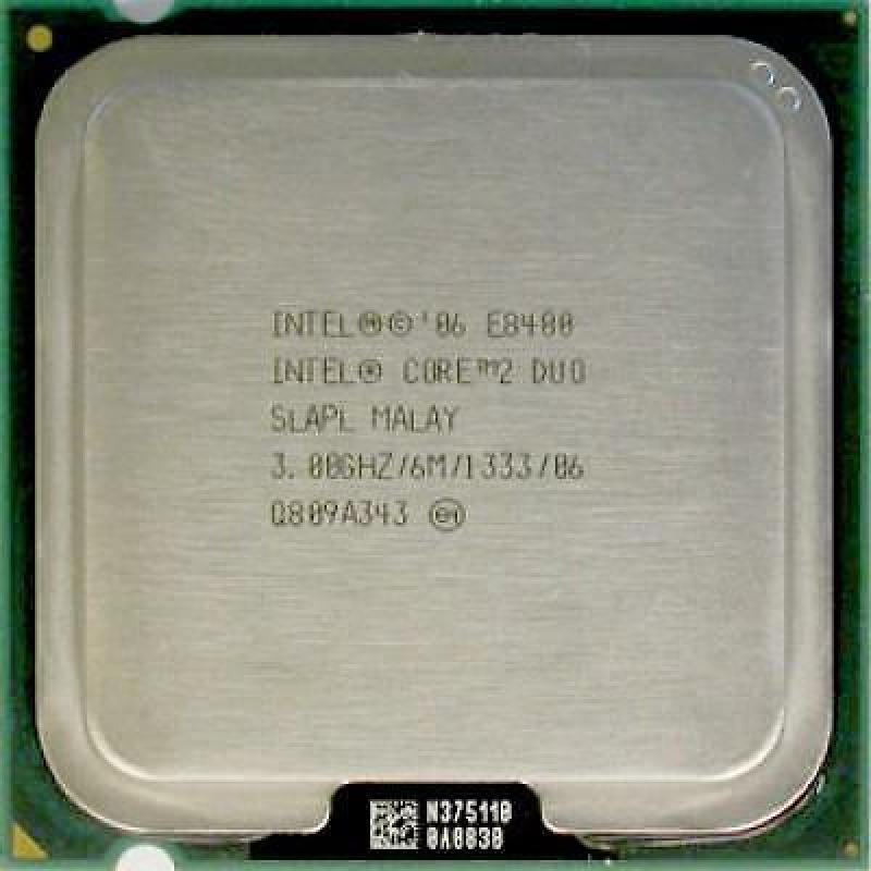 Intel core 2 duo E8400 (Gebruikte CPU, CPU)