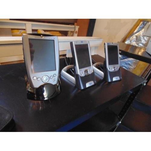 Drie klassieke PDA's 2xHP 1xCompaq