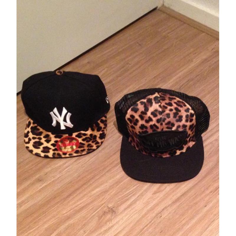 off the wall & New york yankee Leopard Caps