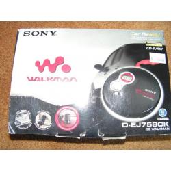 Discman Sony D-EJ758CK nieuw in doos