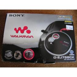 Discman Sony D-EJ758CK nieuw in doos