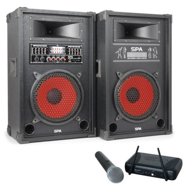 Karaoke set "SPA-1000" met draadloze microfoon 800W