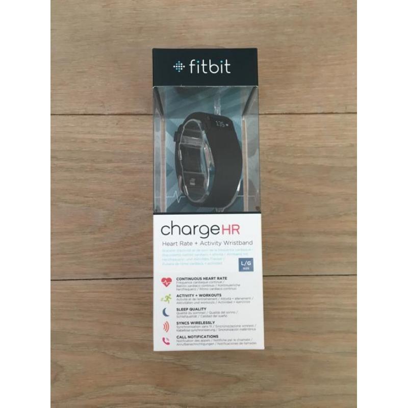 Fitbit Charge HR zwart nieuw in verpakking