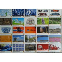 postzegelmapjes 2010 t/m 2015 postfris nominaal