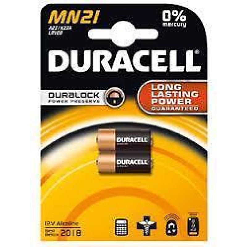 DURACELL batterijen MN21 12v v.a. €1,45 p.st. [N340.0408K]