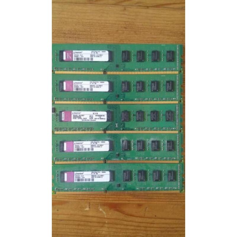 2GB DDR3 1333MHZ Kingston geheugen