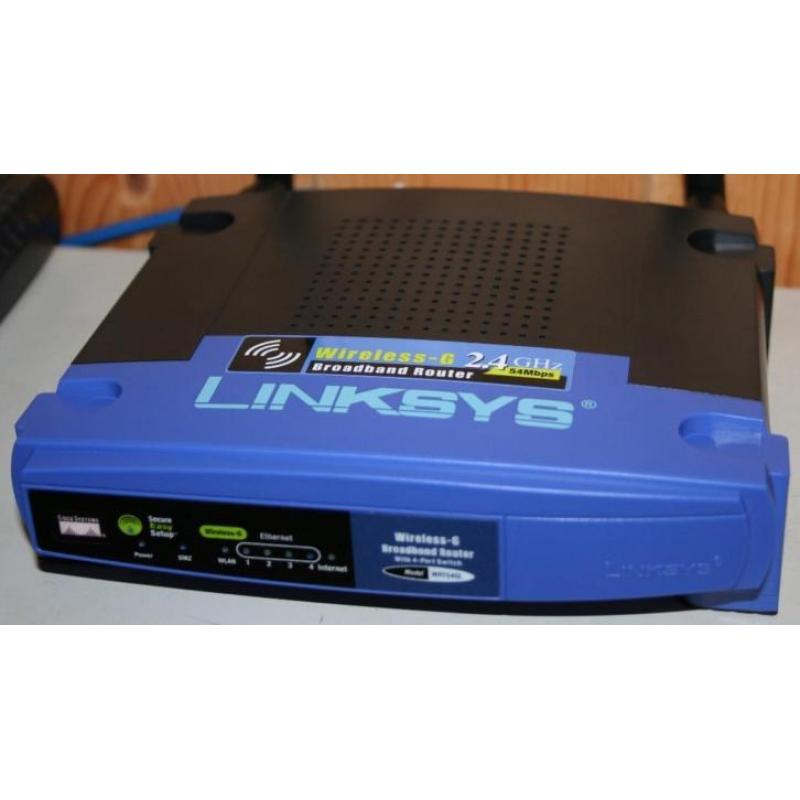 Linksys WRT54GS v4.0 54 MBit Wireless-G draadloze router
