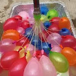 Aktie! Waterballonnen 10 sets x 111 met 73 navulzakjes