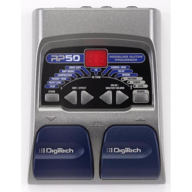 DigiTech RP50 Elektrische Gitaar Multi Effect, met drumcomp.