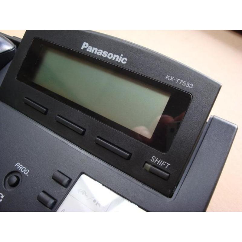 Panasonic toestellen kx-t7533 eventueel met toetsenmodule.