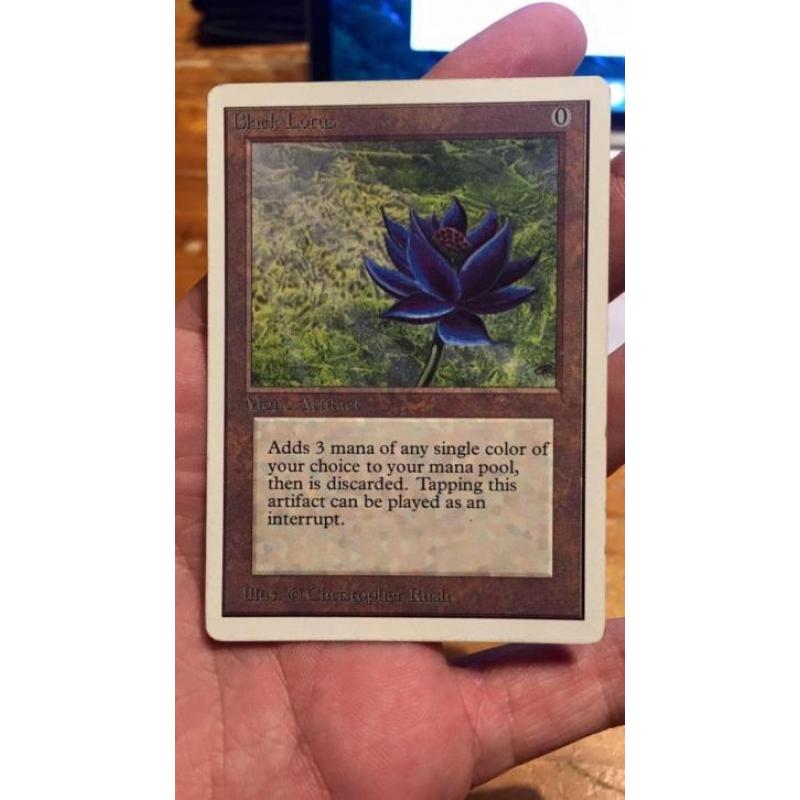 Gezocht : black Lotus (Magic the gathering)
