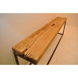 Uniek dressoir van 2,5 meter wrakhout houten side table