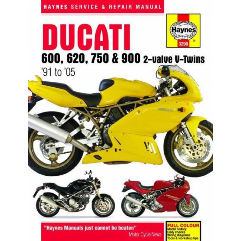 Ducati 748, 916 and 996 4-valve V-Twins 1994 - 2001 Nieuw !!