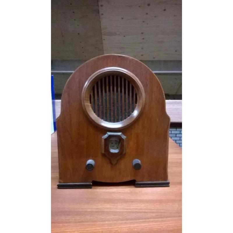 Houten radio