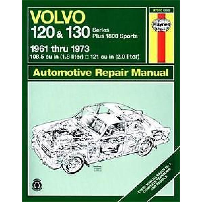 Volvo 120&130 Haynes workshop manual (MY1961-1973)