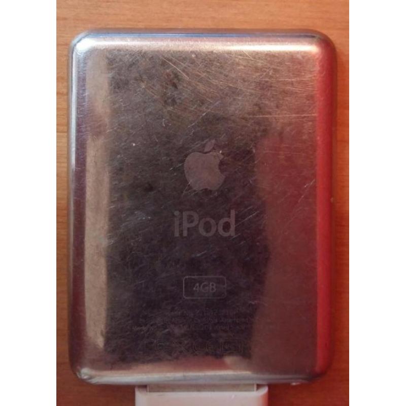 iPod Nano, 3e generatie, zilver, 4gb