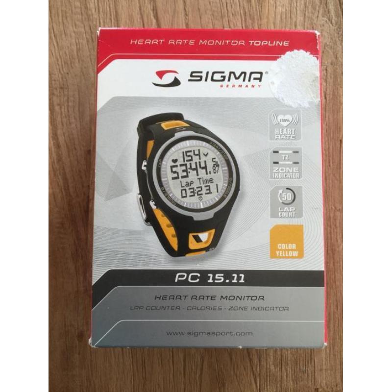 Sigma PC 15.11 hartslagmeter