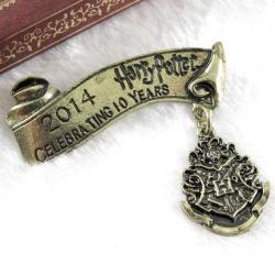 Prachtige Harry Potter Bronzen Celebration Broche