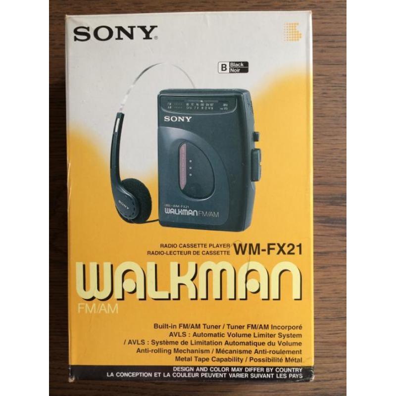 Sony walkman cassette nieuw in doos