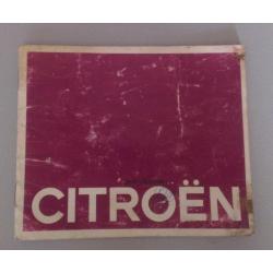 Citroen Documentatie - INSTRUCTIE ONDERHOUD & AGENTSCHAPPEN