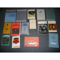 20 bijzondere auto technische historische boeken: Handleidi