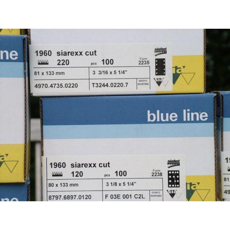 Bleu Line schuurpads schuurpapier 81x133mm oa. Festool