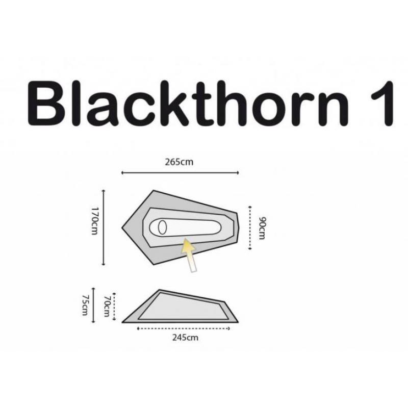Blackthorn eenpersoons tent lichtgewicht