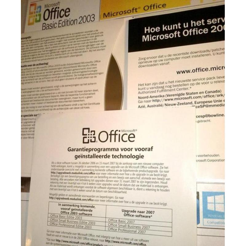 Microsoft Office Basic Edition 2003 NL OEM 2005 Universeel