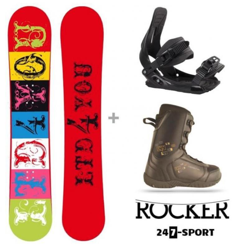 Nieuwe snowboards + binding & softboots. 199.-