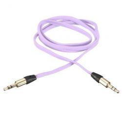 1M 3.5mm Braided Gold AUX Male To Male Stereo Audio Cable...