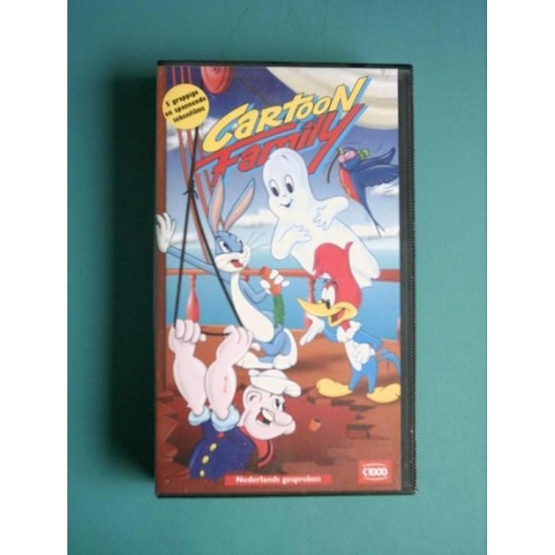 POPEYE Woody Woodpecker, Bugs Bunny, Casper spookje VHS