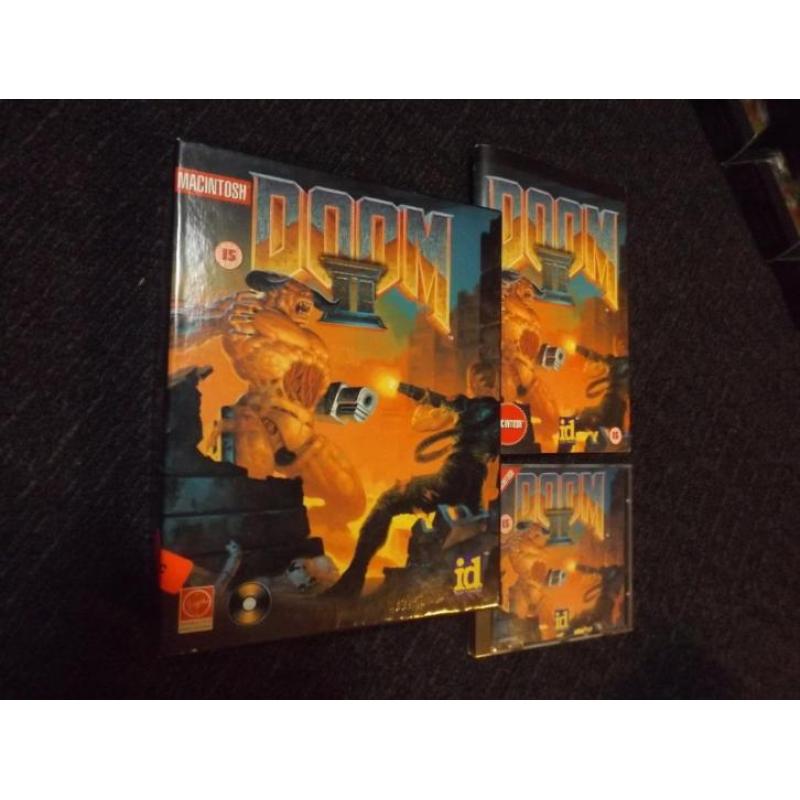 Doom 2 pc big box met boekje macintosh