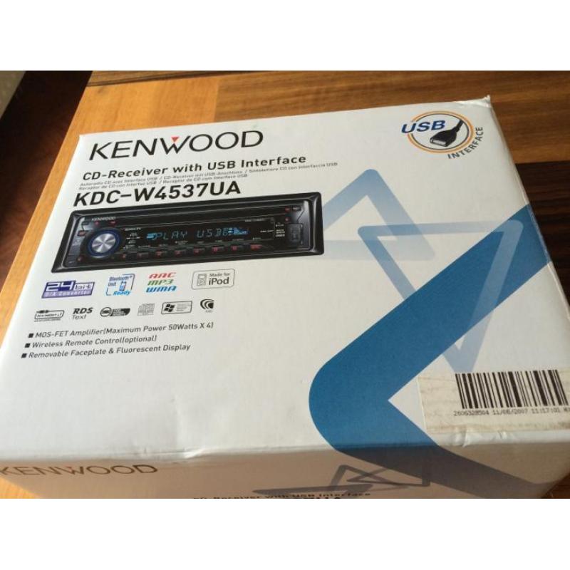 Kenwood cd recieven with USB interface