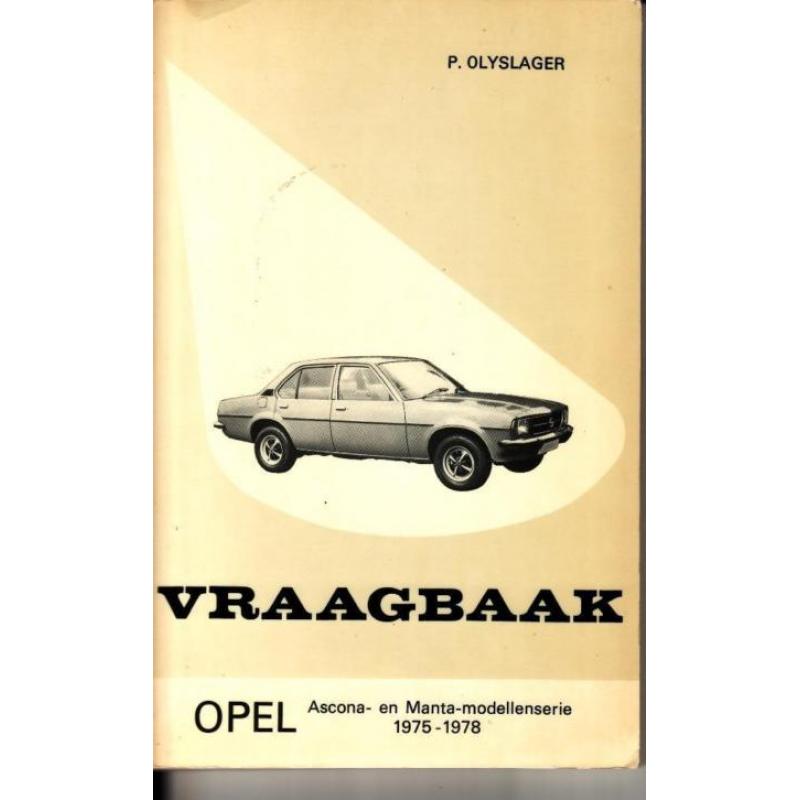 Vraagbaak Opel Ascona B en Manta B, 1979