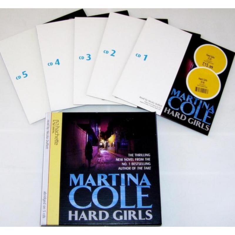 MARTINA COLE Engelse Audiobook 5-Cd HARD GIRLS
