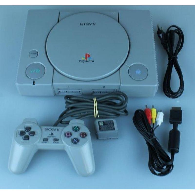 Playstation 1 inclusief 1 controller en bedrading