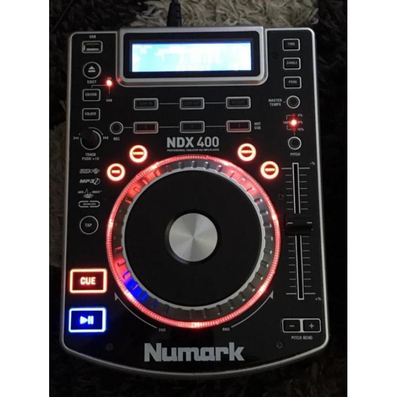 Complete DJ set: 2x Numark NDX-400 + RELOOP RMX-20 BLACKFIRE
