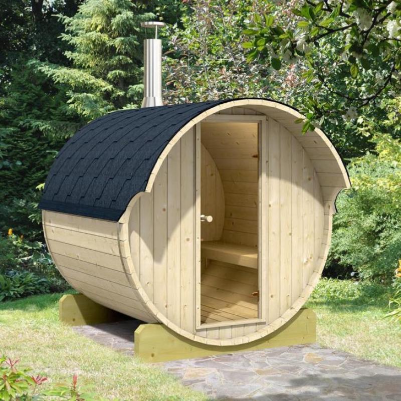 Traditionele Finse sauna's | buitensauna barrelsauna | ACTIE