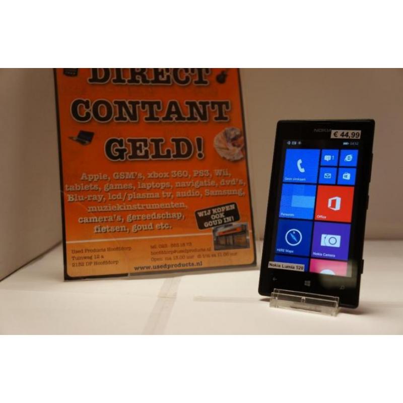 Nokia Lumia 520 Zwart B-Grade Met garantie