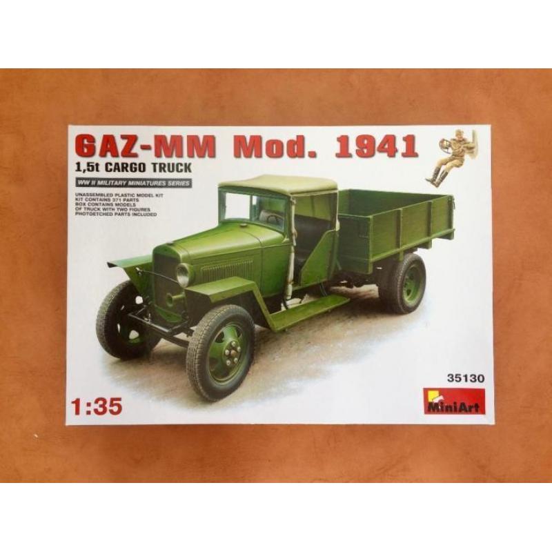 miniart 35130 GAZ-MM Mod. 1941 1,5t CARGO TRUCK 1/35
